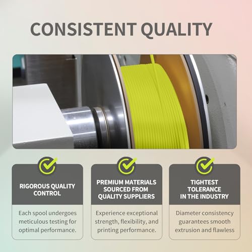 OVERTURE PLA Filament 1.75mm PLA 3D Printer Filament, 2kg Cardboard Spool (4.4lbs), Dimensional Accuracy +/- 0.02mm, Fit Most FDM Printer (Black 2-Pack)