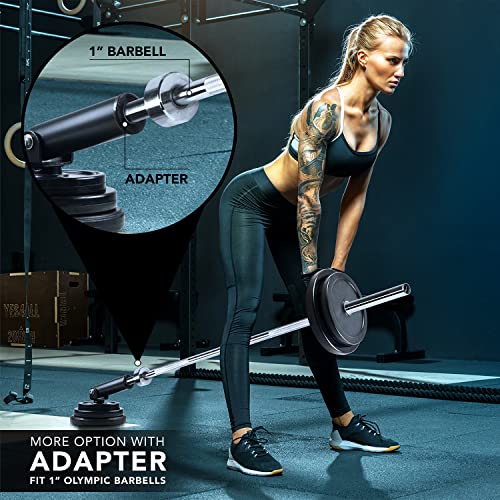 Yes4All T-Bar Row Plate Post Insert Landmine Attachment – Fit 1