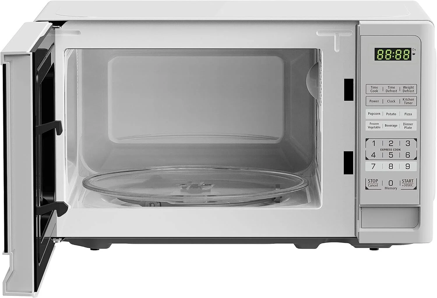 Black & Decker Compact Countertop Microwave Oven 0.7 Cu. Ft. 700W LED Lighting