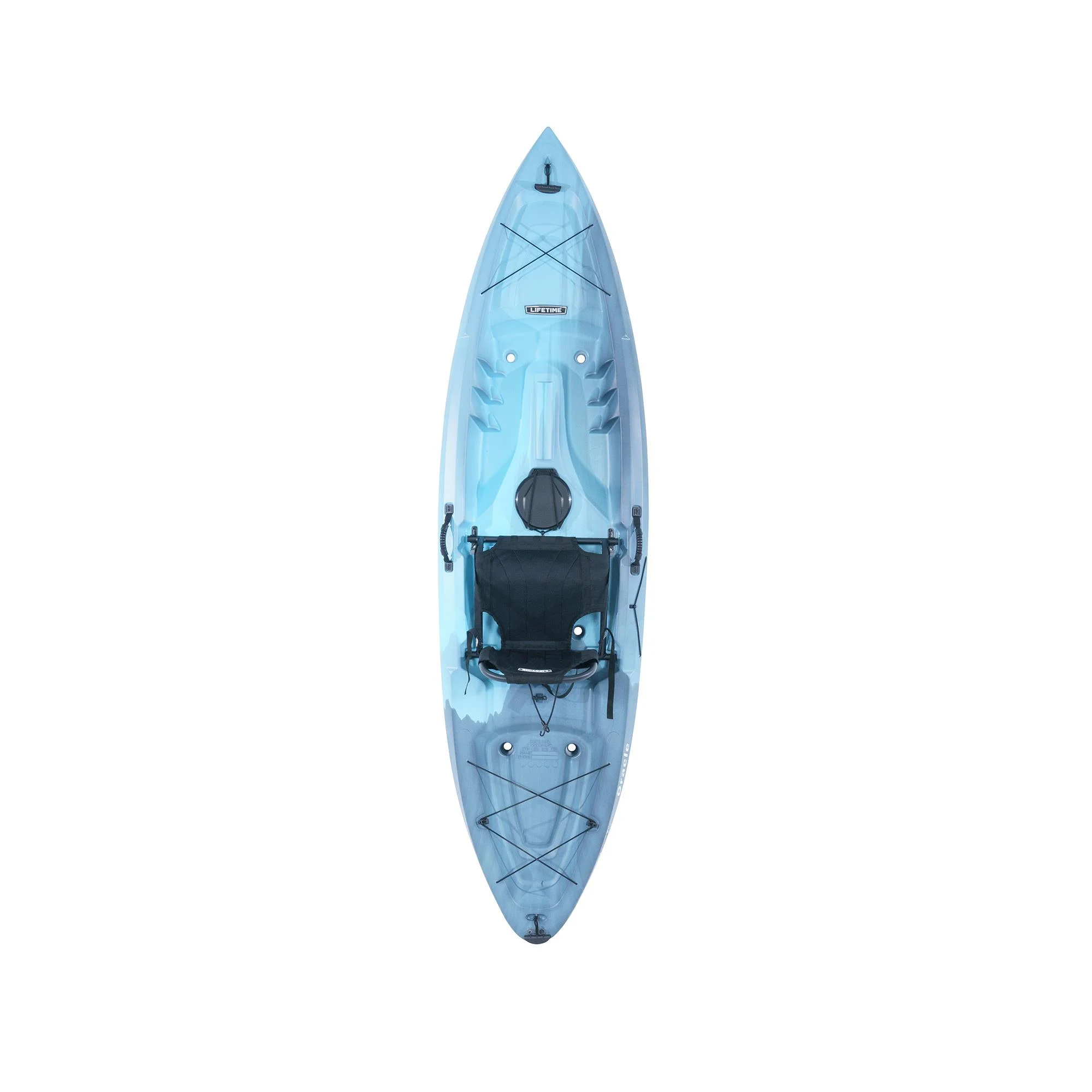 Lifetime Oracle 123 Sit-on-Top Kayak, Dragonfly Blue (91216)