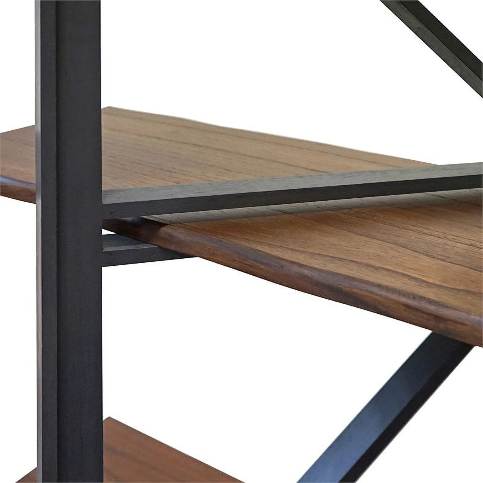 Bethel Park Bookcase Graphite Grey/ Brown