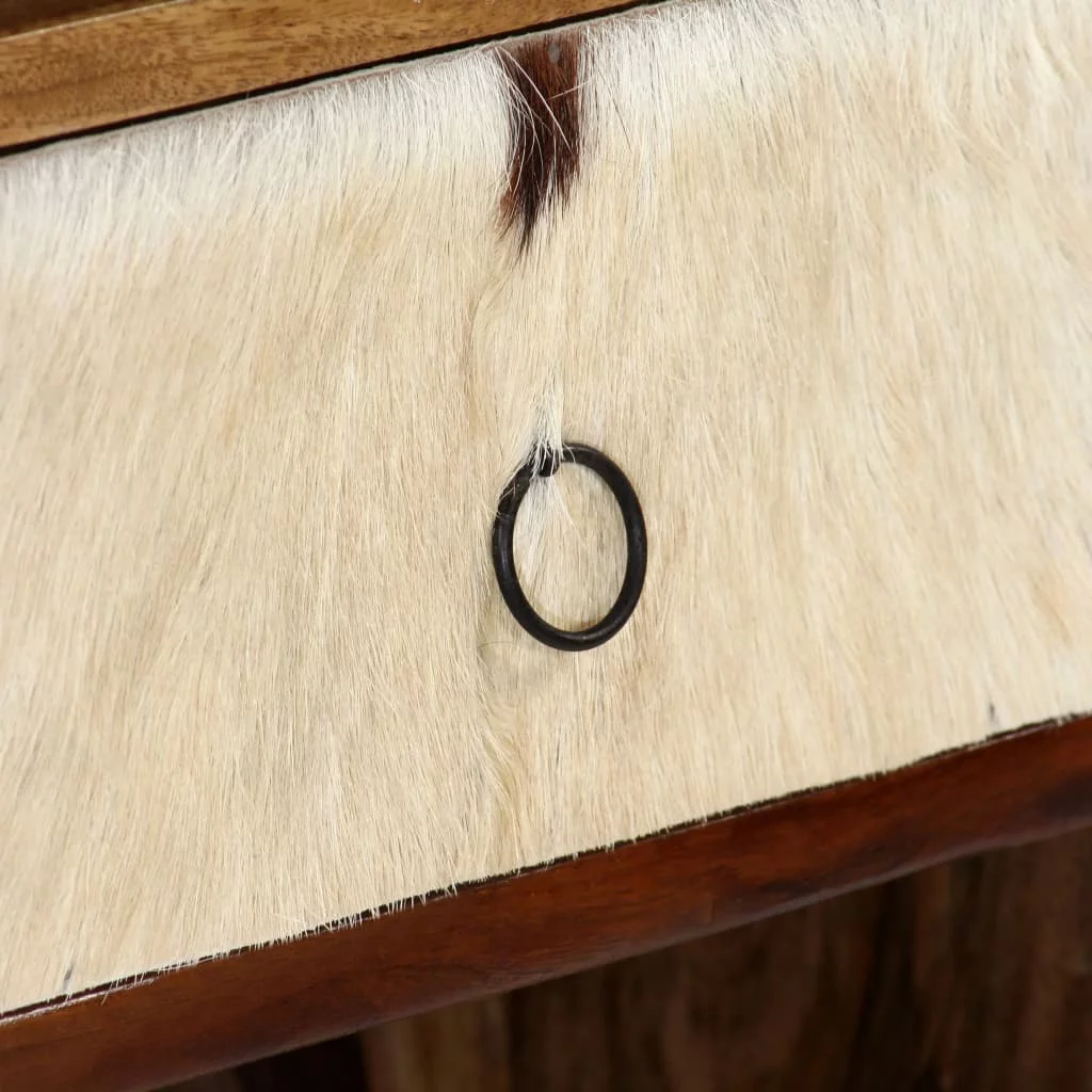 Dcenta Sideboard Solid Sheesham Wood 55.1