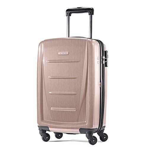 Samsonite Winfield 2 Hardside Expandable Luggage with Spinner Wheels, Brushed Anthracite, Checked-Large 28-Inch