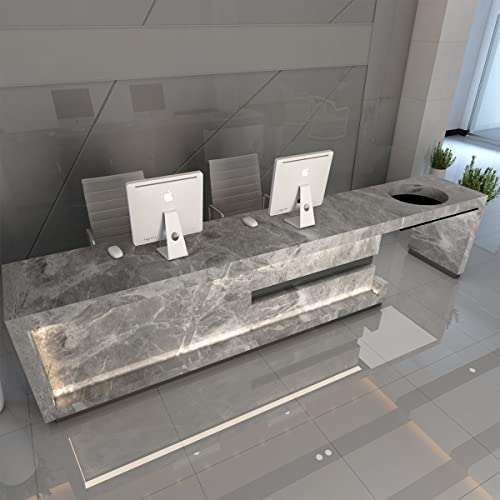 Extra Wide Countertop Contact Paper Marble Peel and Stick Wallpaper Grey Thicken Matte 31.5x354inch Gray Kitchen Peel and Stick Countertops Bathroom Self-adhesive Waterproof Marble Vinyl Wrap