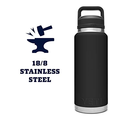 YETI Rambler 36 oz Bottle, Vacuum Insulated, Leakproof, Stainless Steel with Chug Cap