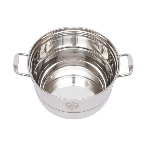 Stackable Stainless Steel Steamer Cooker Pot Glass Lid 5 layers large capacity