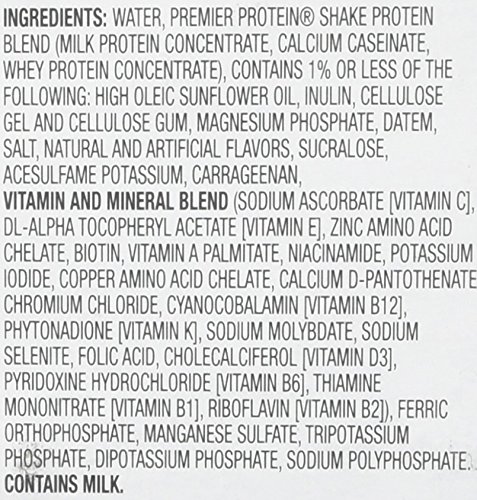 Premier Protein, 30g Shakes Bananas and Cream, 44 Fl Oz, Pack of 4