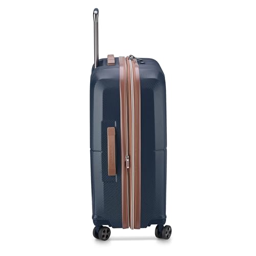 DELSEY PARIS Carrousel Hardside Expandable Luggage with Spinner Wheels, Navy, Carry-on 21 Inch