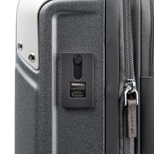 Travelpro Platinum Elite Hardside Expandable Carry on Luggage, 8 Wheel Spinner, TSA Lock, Hard Shell Polycarbonate Suitcase, Metallic Sand, Compact Carry on 20-Inch