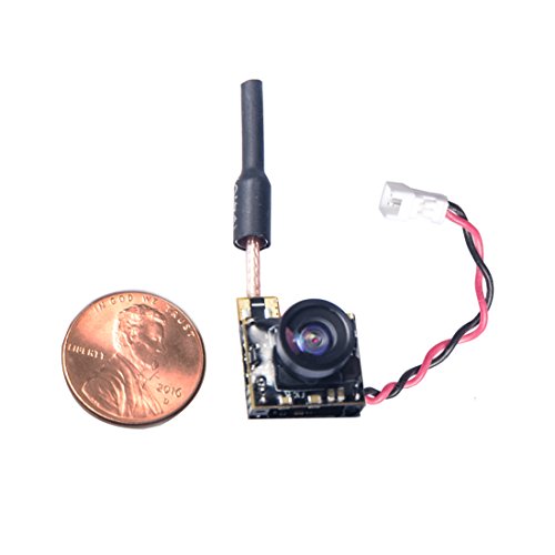 WT05 Micro AIO 600TVL Camera Only 3.4g 5.8GHz 25mW FPV Transmitter with Dipole Brass Antenna Combo for FPV Quadcopter Drone