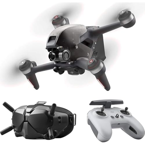DJI CP.FP.00000001.01 FPV Combo Drone with Remote Control and V2 Goggles (Renewed) Bundle with DJI FPV Motion Controller