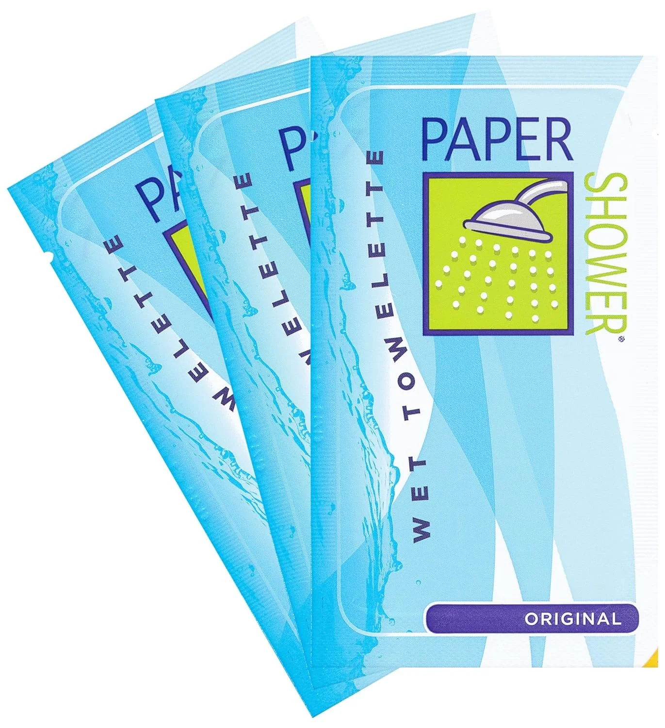 Original Wet Towelette 12 Individual Body Wipe Packs