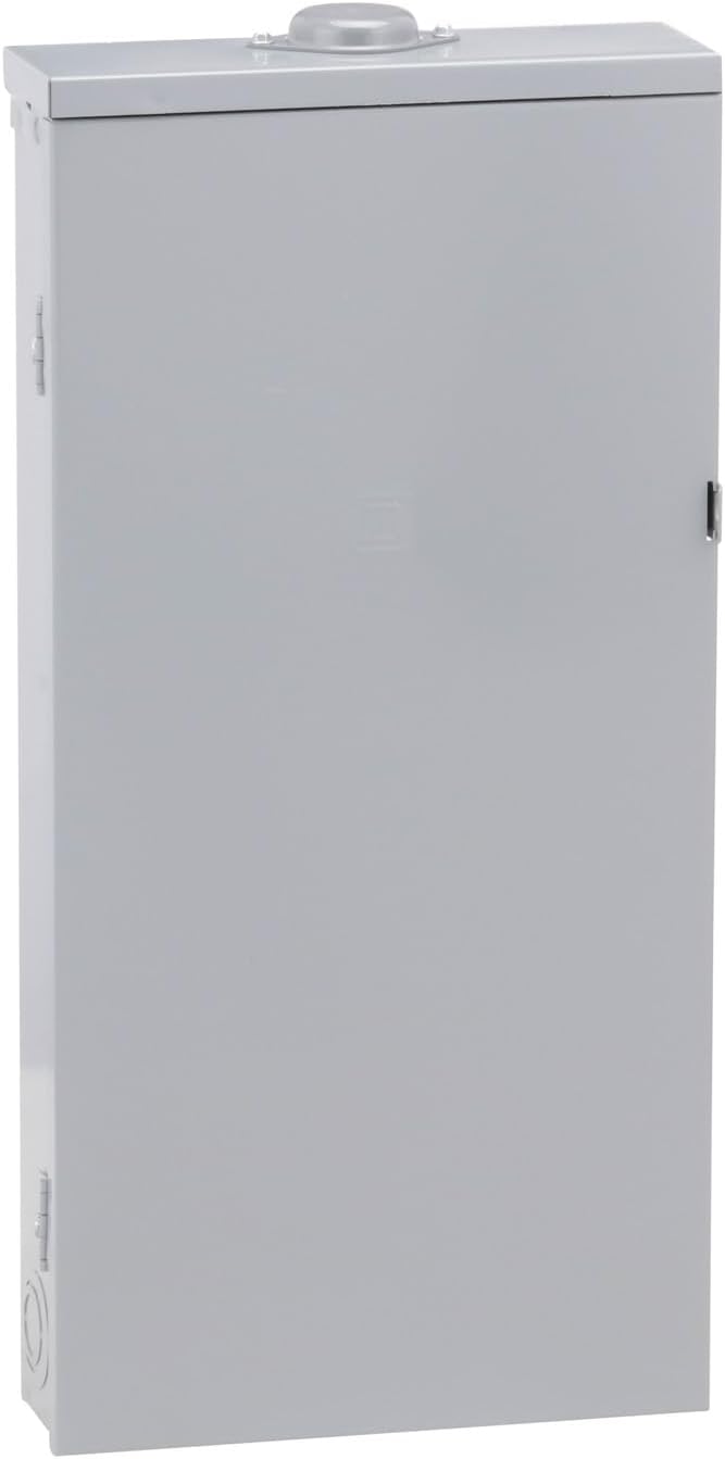 Square D - HOM2040M200PRB Homeline 200 Amp 20-Space 40-Circuit Outdoor Main Breaker Load Center (Plug-on Neutral Ready),