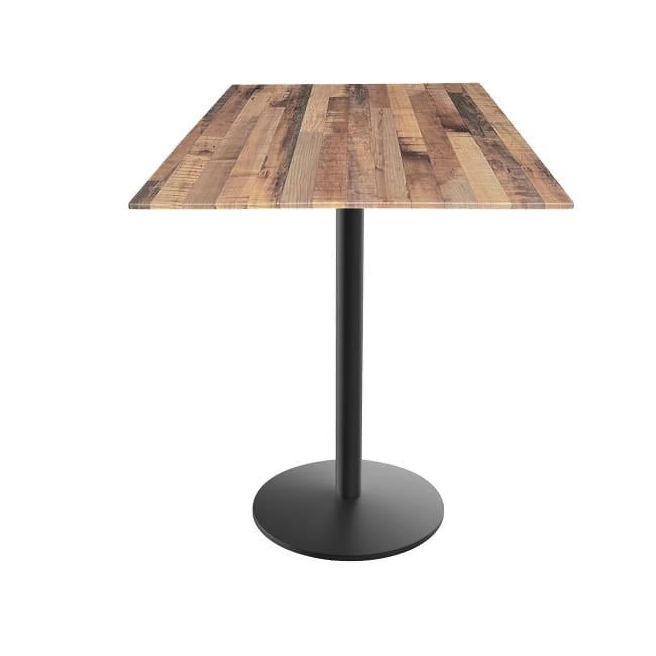 Holland Bar Stool  36 in. Indoor & Outdoor All-Season Table with 36 x 36 in. Square Rustic Top