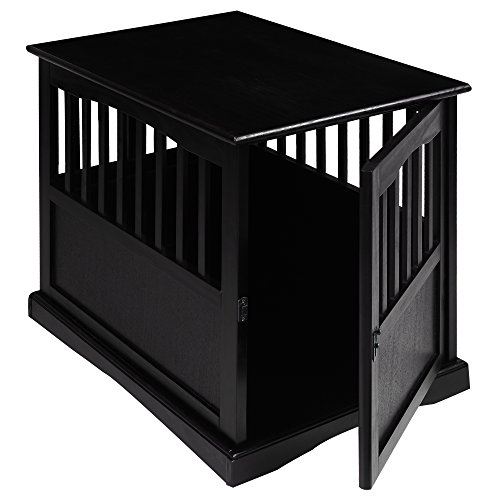 Casual Home Wooden Medium Pet Crate, End Table, Espresso