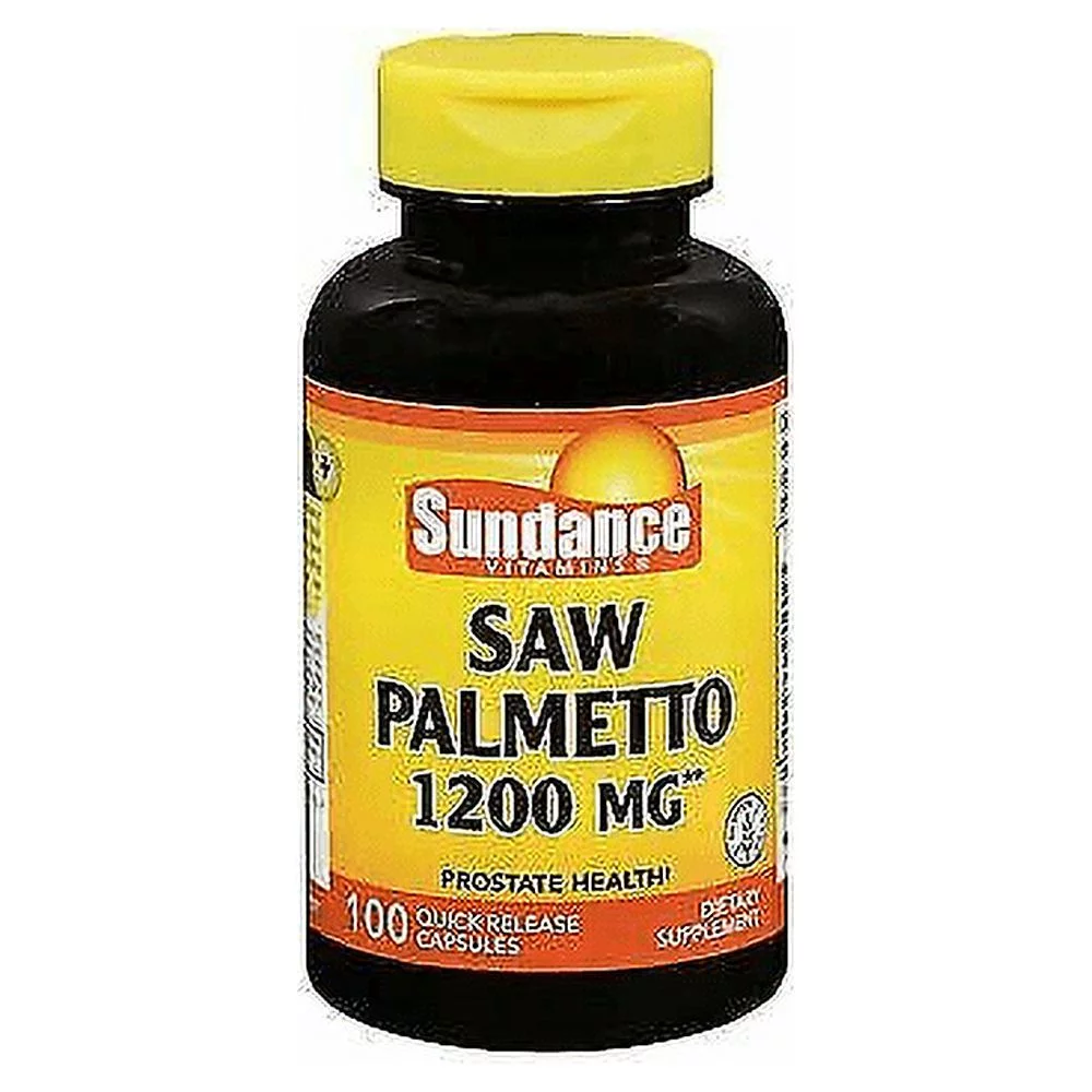 Sundance Saw Palmetto Men's Prostate Health Gluten-Free, 100ct, 4-Pack