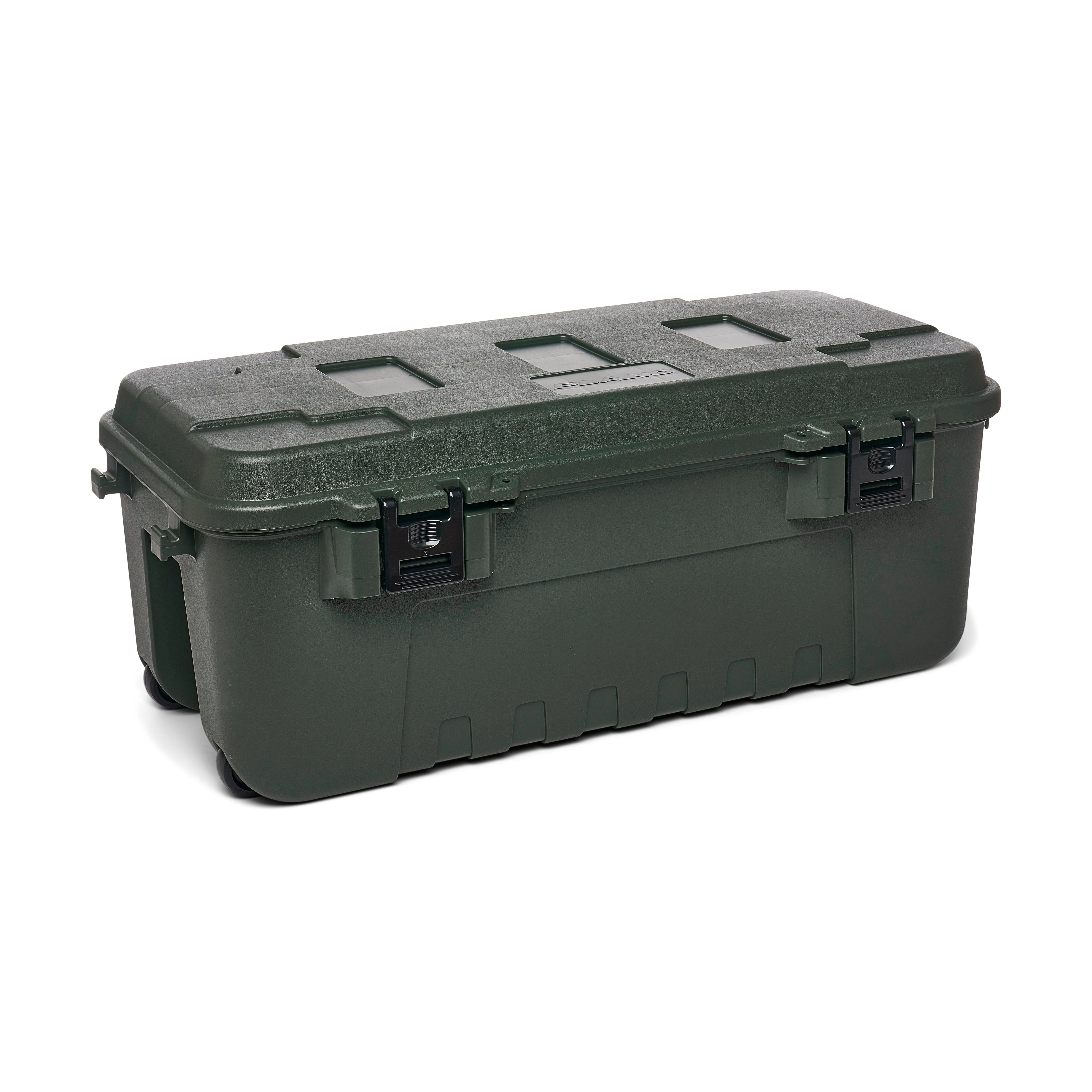 Plano Sportsman's Trunk, OD Green, 27-Gallon Lockable Storage Box
