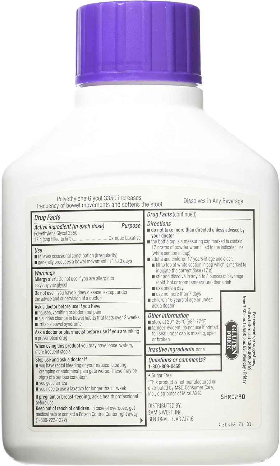 Member's Mark ClearLAX (17.9 Ounce, 3 Pack)