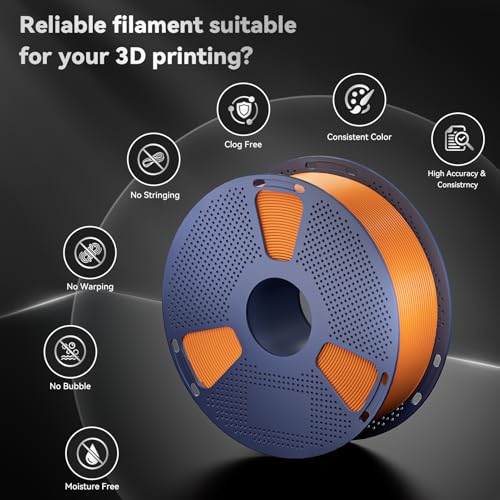 3D Printer Filament, ABS Filament 1.75mm, High Strength and Toughness, Dimensional Accuracy +/- 0.02mm, 1kg(2.2lbs) 3D Printing Filament (Gold)