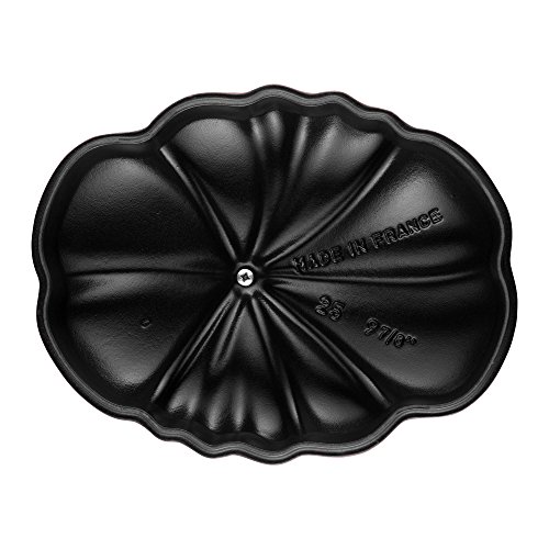 STAUB Cast Iron Dutch Oven 3-qt Tomato Cocotte, Made in France, Serves 2-3, Cherry