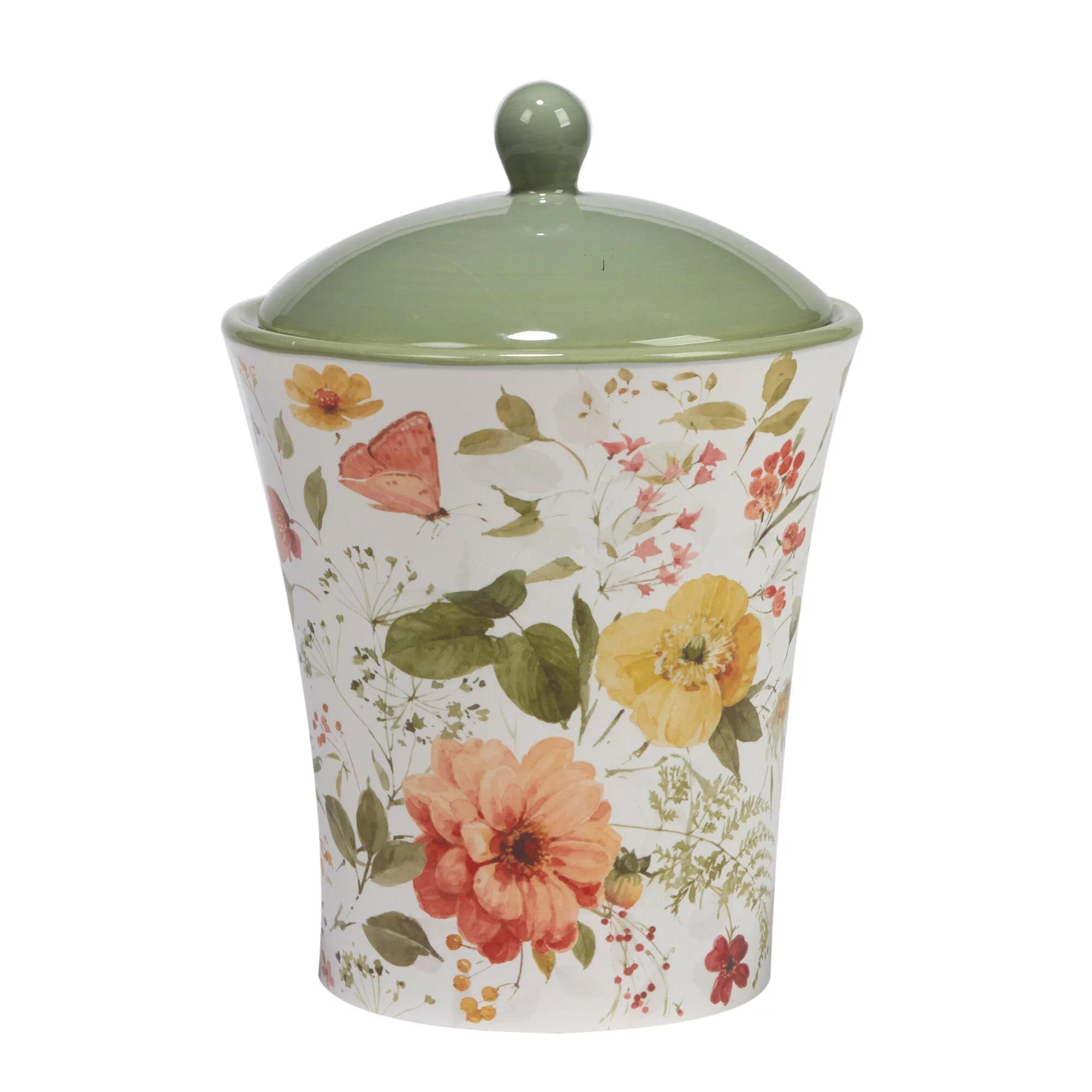 Certified International  Nature's Song 3 piece Canister Set, 54 oz., 72 oz., 104 oz. - 54 oz., 72 oz., 104 oz.