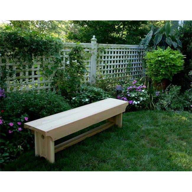 Creekvine Designs  5 ft. Cedar 1805 Traditional Heavy Duty Bench 60in.W x 14in.D x 17in.H