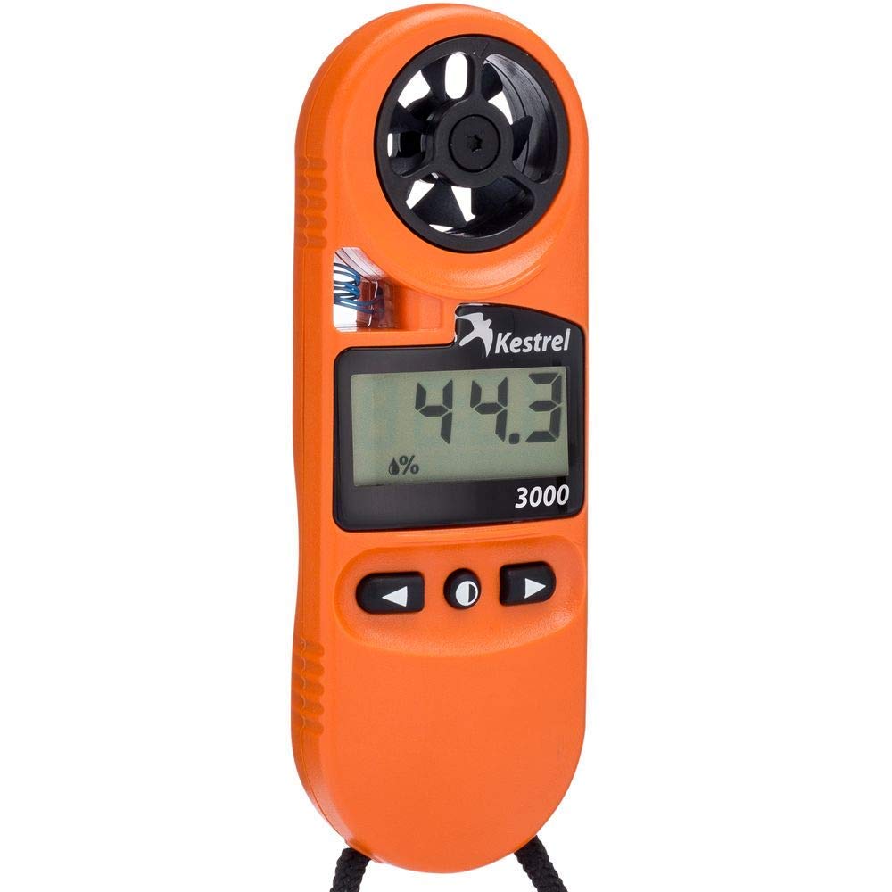 Kestrel 3000 Pocket Weather Meter / Heat Stress Monitor, Orange
