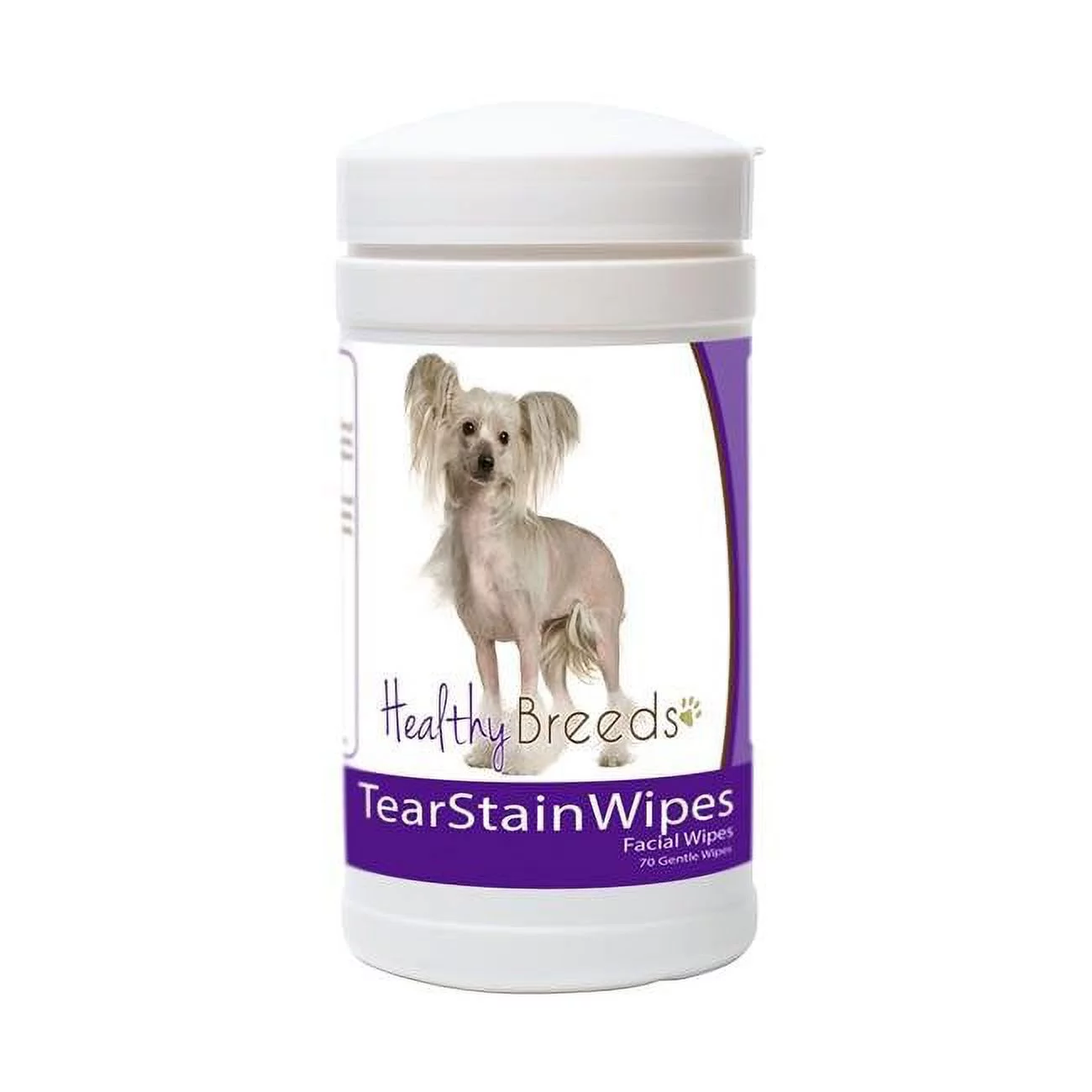 Healthy Breeds 840235152194 Chinese Crested Tear Stain Wipes