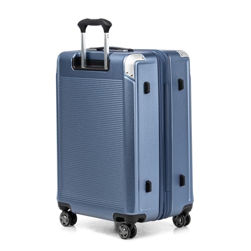 Travelpro Platinum Elite Hardside Expandable Carry on Luggage, 8 Wheel Spinner, TSA Lock, Hard Shell Polycarbonate Suitcase, Metallic Sand, Compact Carry on 20-Inch