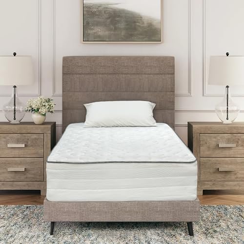 Twin Bed Mattress – 12 Inch Hybrid Twin Mattress with Pocketed Coil Spring with High Density & Comfort Cold Foam - Eco-Friendly, Breathable Twin Size Mattress Medium Firmness