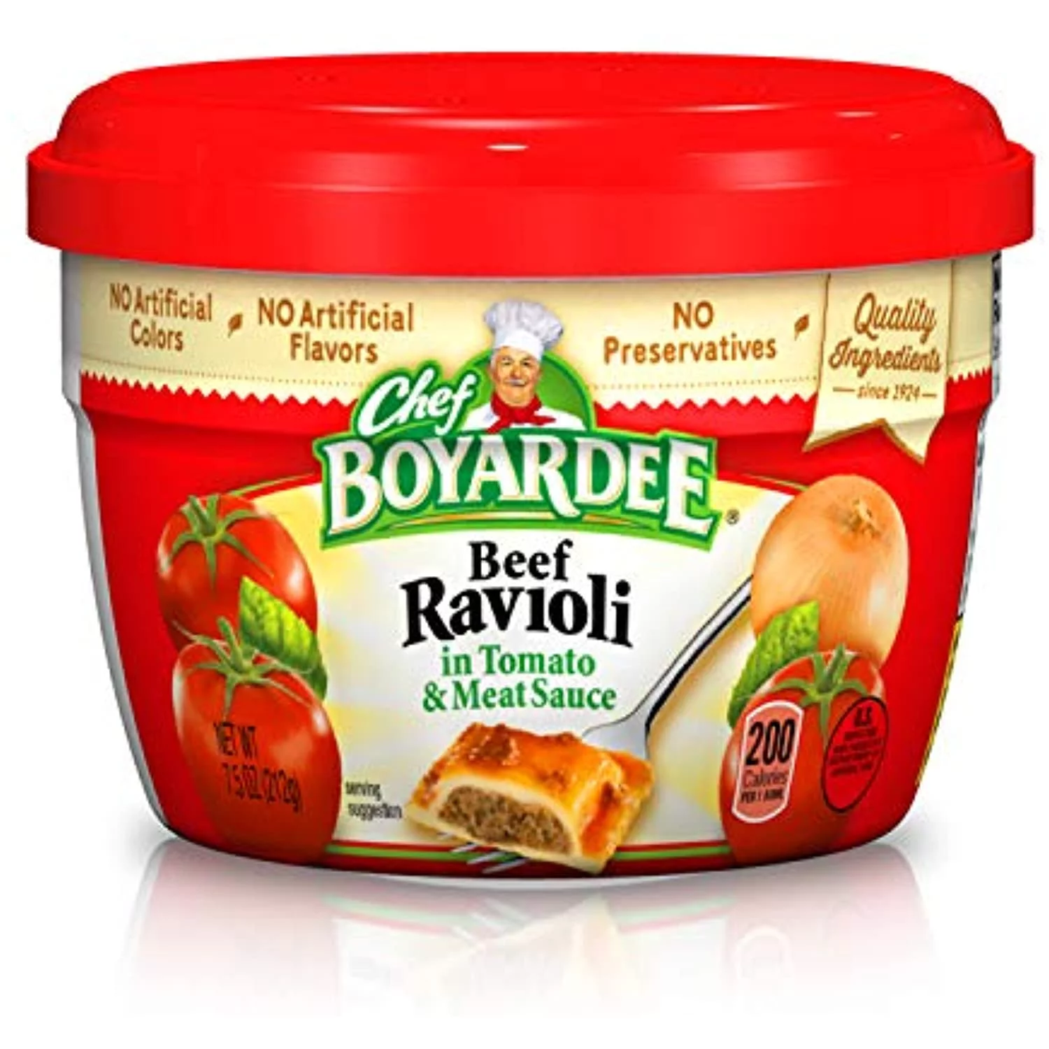 Chef Boyardee Beef In Tomato & Meat Sauce Ravioli, 7.5 Oz. (Pack Of 12)