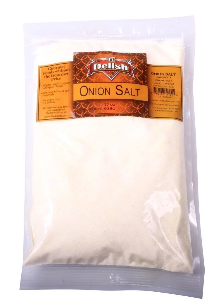 Onion Salt by Its Delish, 20 lbs Bulk Bag Perfect for Culinary Mastery