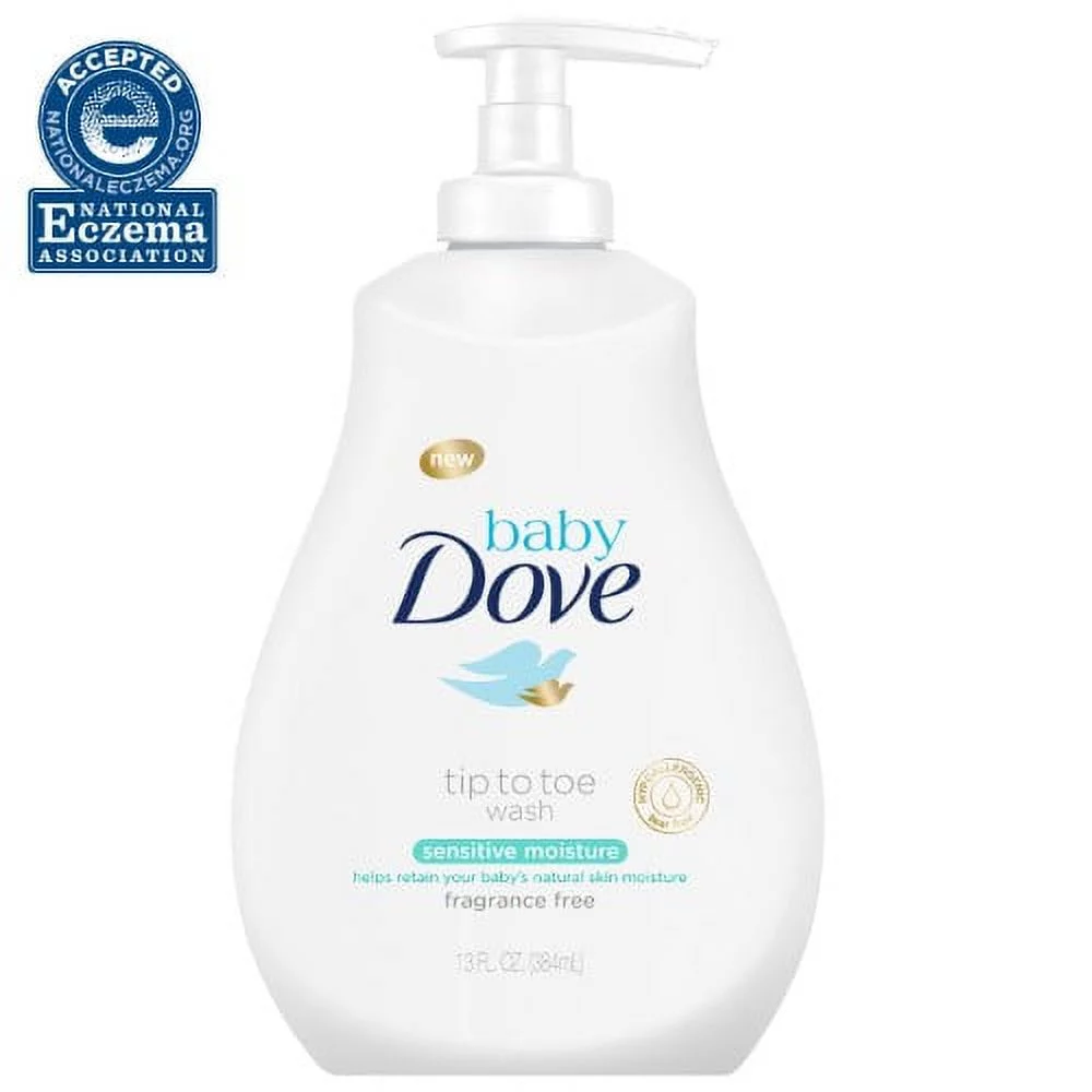 Baby Dove Sensitive Moisture Wash 13 oz (Pack of 32)