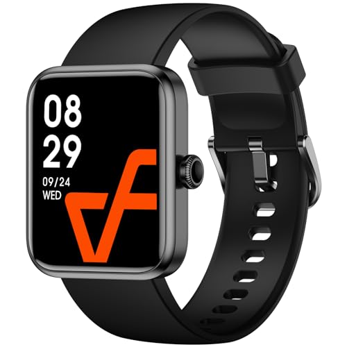 Fitness Tracker Watch, Step Tracker with Heart Rate, Blood Oxygen Sleep Monitor, 5ATM Waterproof Pedometer, Step Calorie Counter, Health Fitness Watch for Sports, Activity Tracker for Women Men