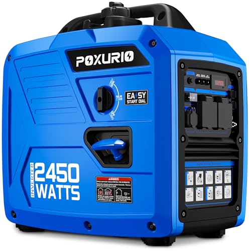 4000 Watt Inverter Generator, 120V Gas Powered Generator Super Quiet, RV Ready/EPA for RV, Camping and Home