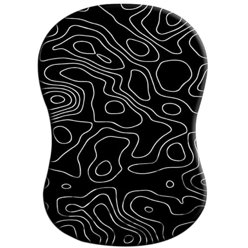Mouse Pad with Wrist Support, Large Mouse Pad, Gaming Mouse Pad - Three-Dimensional Soft Design with Ergonomic Wrist Support, Non-Slip and Dirt-Resistant Wrist Pad
