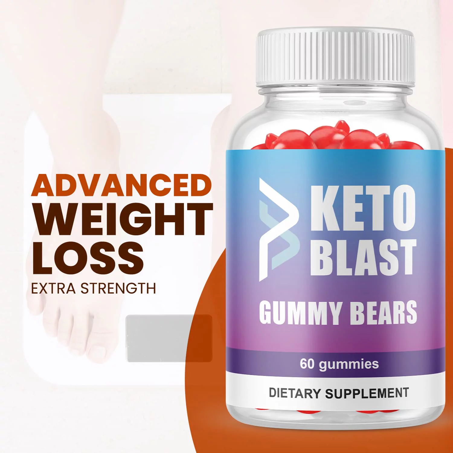(2 Pack) Keto Blast Gummies - Supplement for Weight Loss - Energy & Focus Boosting Dietary Supplements for Weight Management & Metabolism - Fat Burn - 120 Gummies
