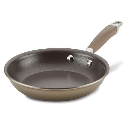 Anolon Advanced Home Hard Anodized Nonstick Frying Pan/Skillet, 8.5 Inch, Bronze