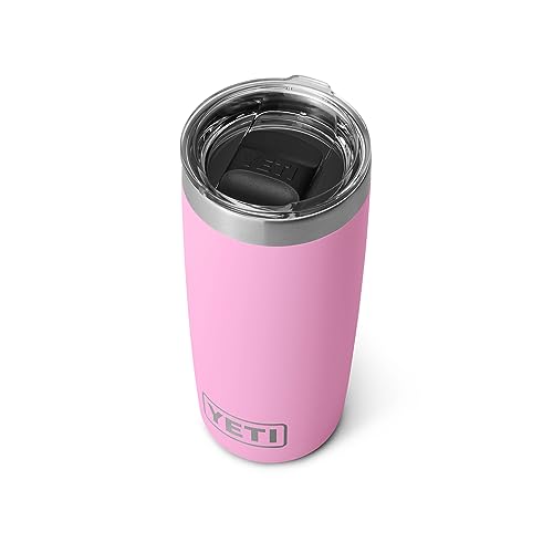 YETI Rambler 10 oz Tumbler, Stainless Steel, Vacuum Insulated with MagSlider Lid, Firefly Yellow