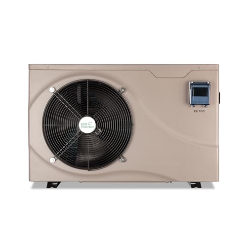 Above Ground Pool Heater EU50, Max 16184BTU Up to 5000gallons Electric Swimming Pool Heat Pumps, Titanium Heat Exchanger, 5.62 COP, 110V/120V, Fits 8/11/15 Foot Pools Heating Pool Warmer