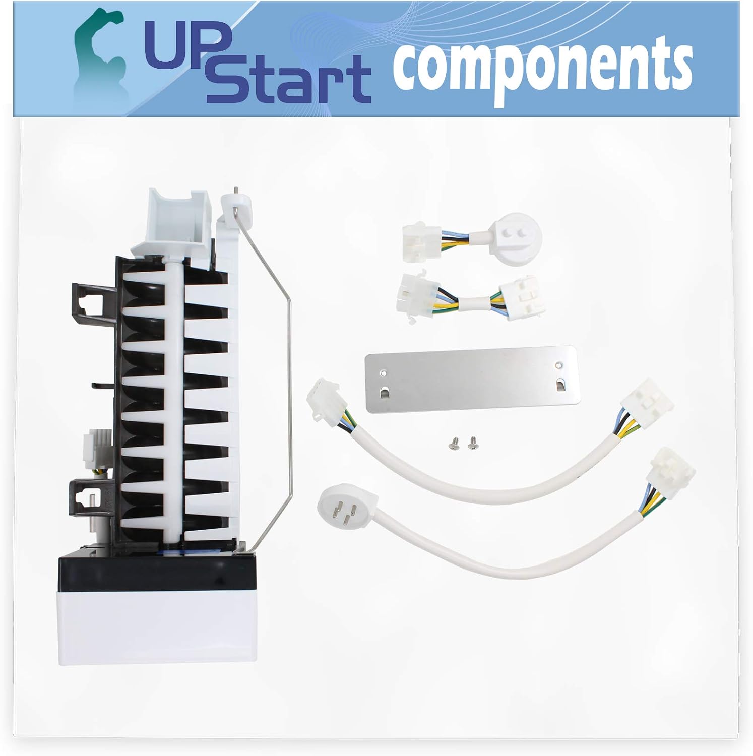 4317943 Refrigerator Ice Maker Replacement for Whirlpool ED25DQXDN01 - Compatible with W10190952 Icemaker