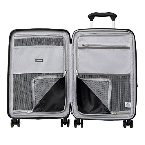 Travelpro Maxlite Air Hardside Expandable Carry on Luggage, 8 Spinner Wheels, Lightweight Hard Shell Polycarbonate Suitcase, Shadow Grey, Carry On 21-Inch
