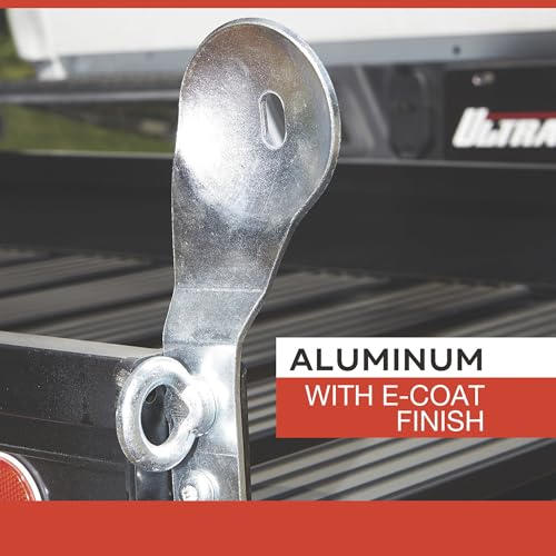 Ultra-Tow Aluminum Hitch Cargo Carrier with Ramp - 500-Lb. Capacity, Black, 60in. x 30in. x 4in.