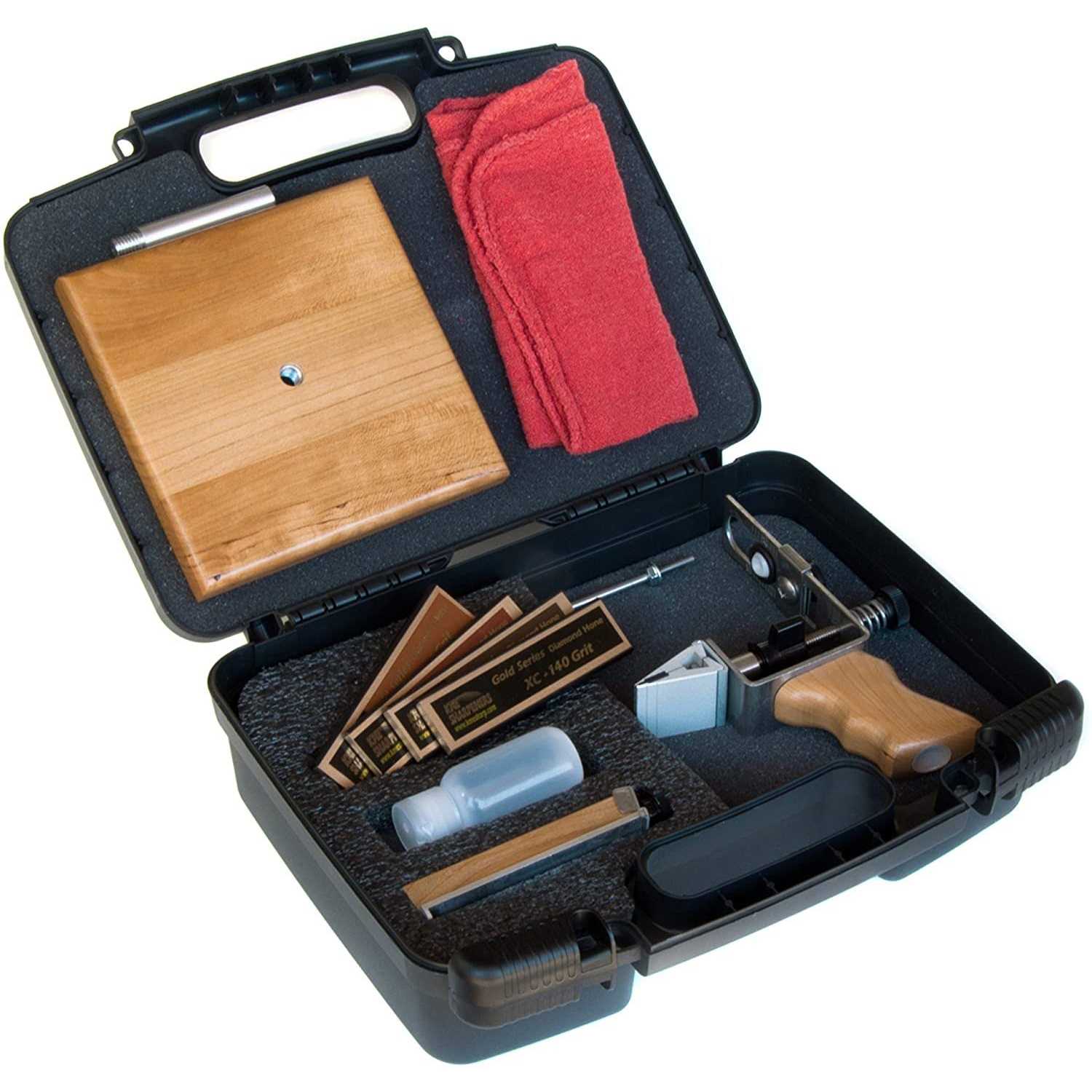 KME Sharpeners kme Precision Knife Sharpener System with 4