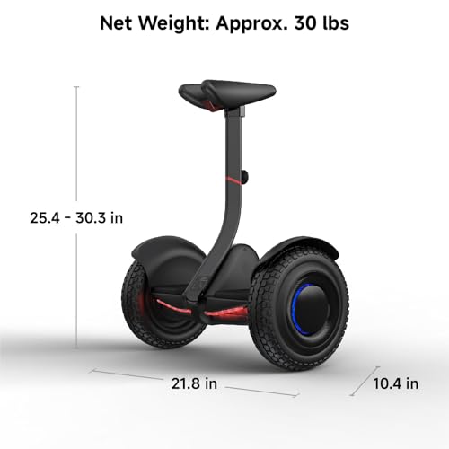 Segway Ninebot S2 Electric Self-balancing Scooter, 11.2mph Top Speed, 21.7 Miles Range w/Adjustable Height, Hoverboard UL-2271 2272 Certified