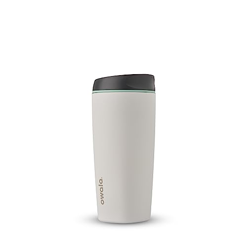 Owala SmoothSip Insulated Stainless Steel Coffee Tumbler, Reusable Iced Coffee Cup, Hot Coffee Travel Mug, BPA Free, 20 oz, Navy (Telescope Tales)