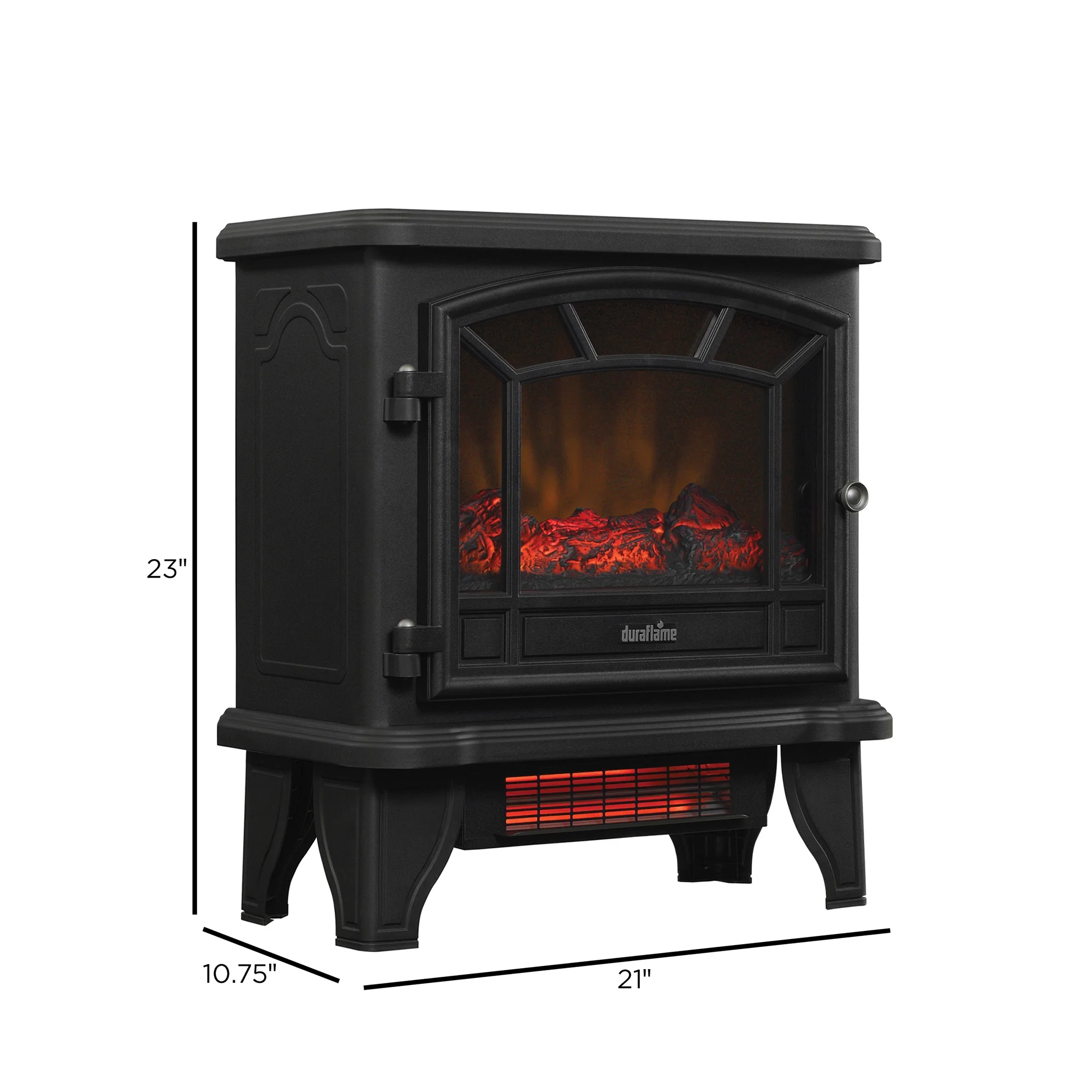 Duraflame 1,000 sq ft Infrared Quartz Electric Fireplace Stove Heater