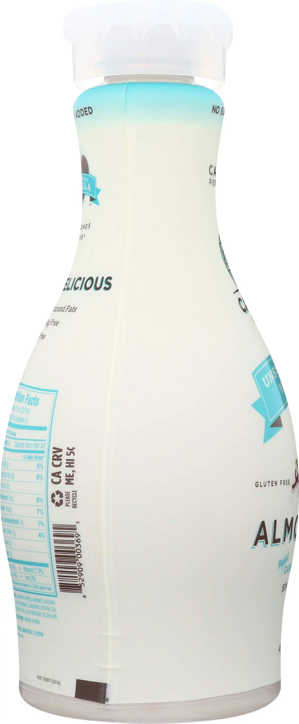 Califia Farms Unsweetened Vanilla Almond Milk, 48 Fluid Ounce -- 6 per case