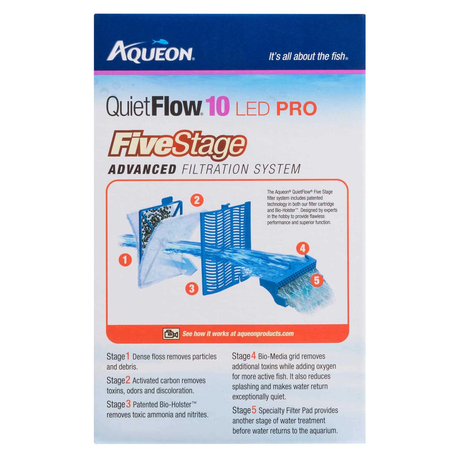 Aqueon QuietFlow 20 LED Pro Power Filter - Pet Supplies online store