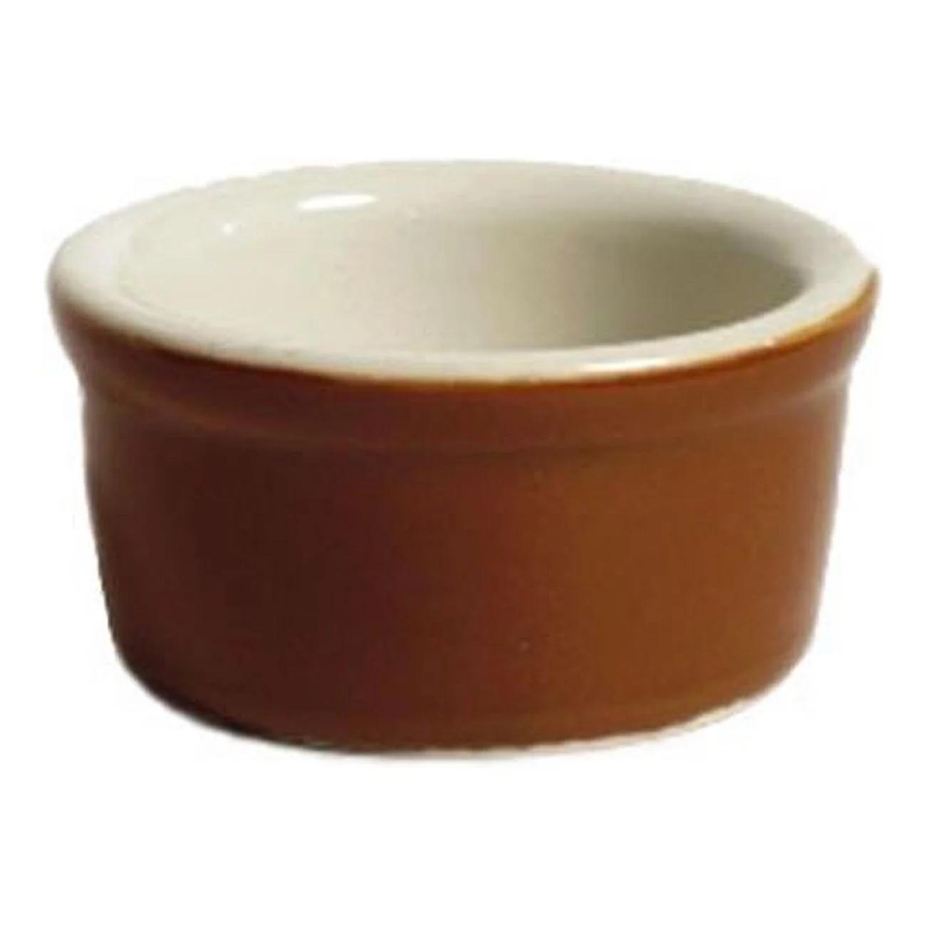 Tuxton China  3.25 in. Ramekin - Autumn-Eggshell - 4 Dozen